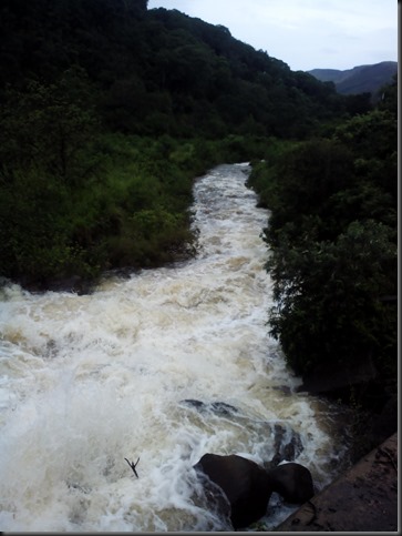 Upper Umgeni in spate