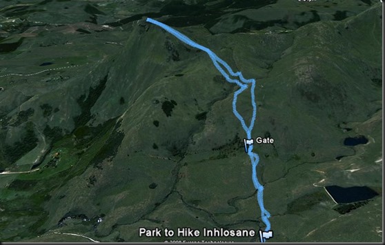 3d Hike map Inhlosane