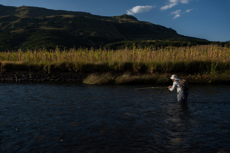 Rogan Ward fishing the Bushmans