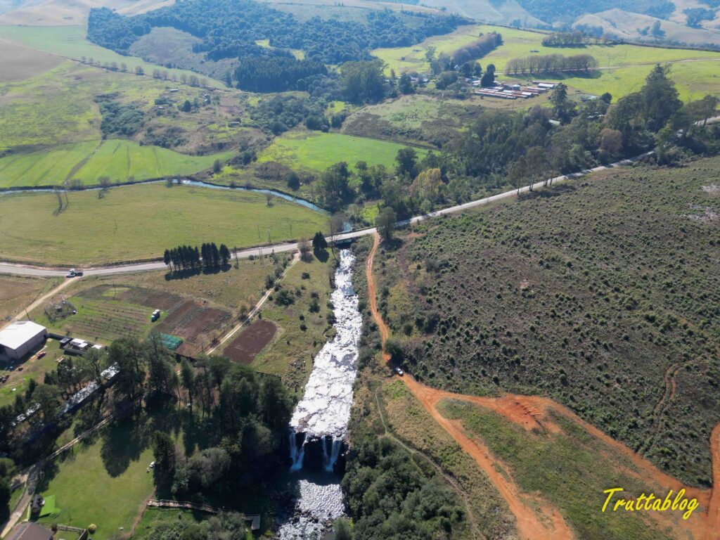 The Dargle Falls on the uMngeni River in 2024