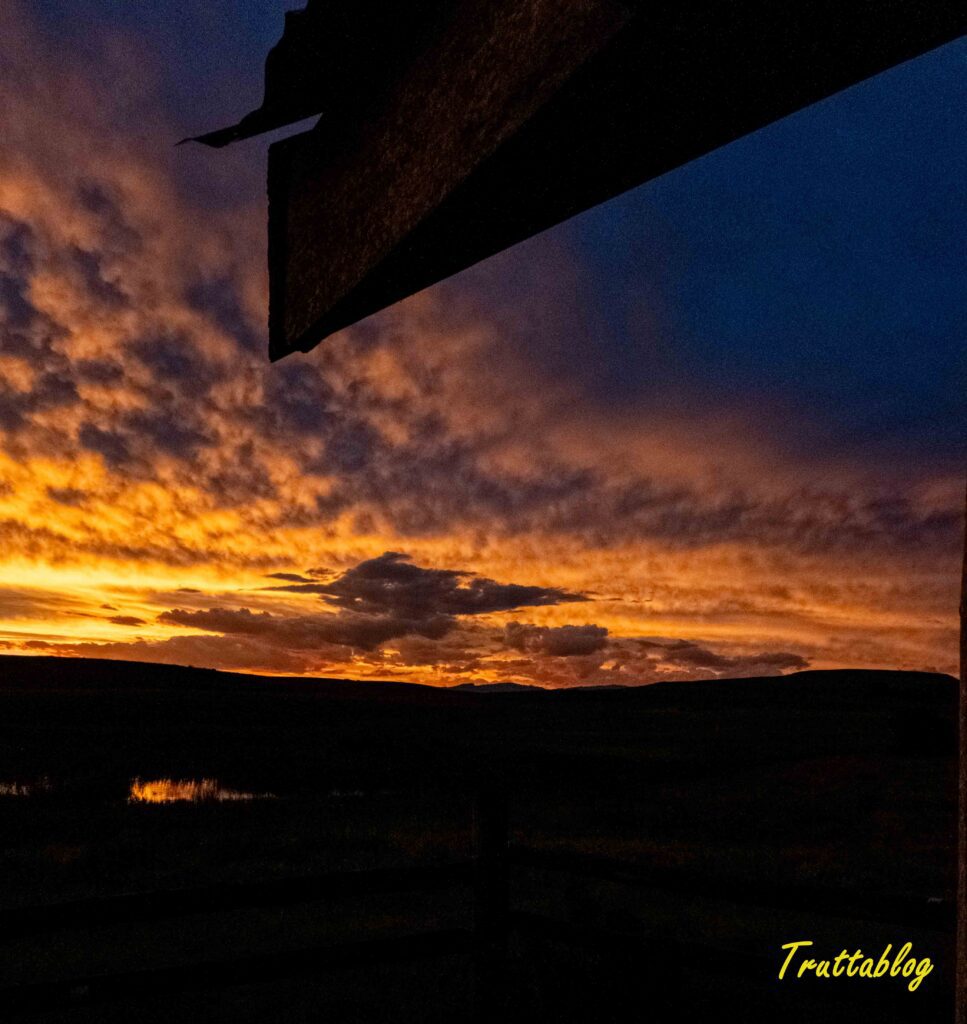 a sunset