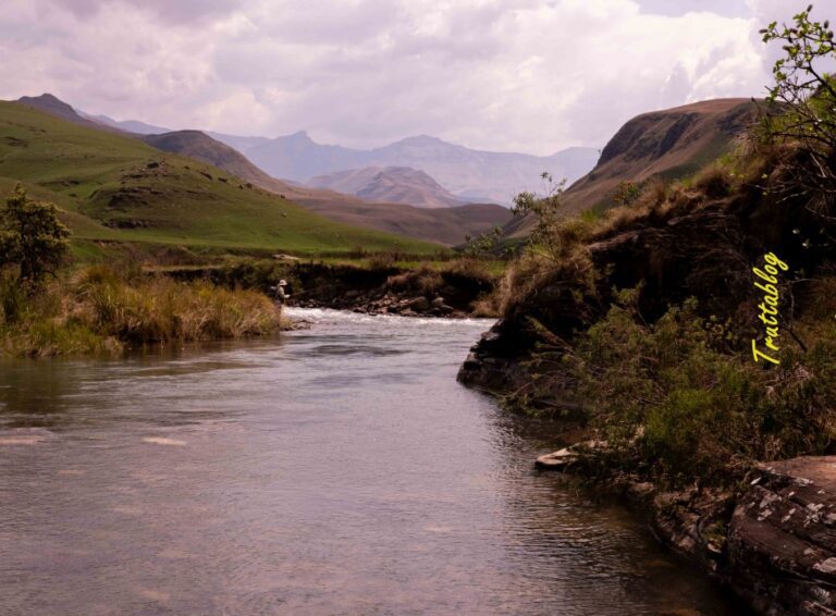 The valley where tribes fleeing the Zulu army have said to have left fresh black ash